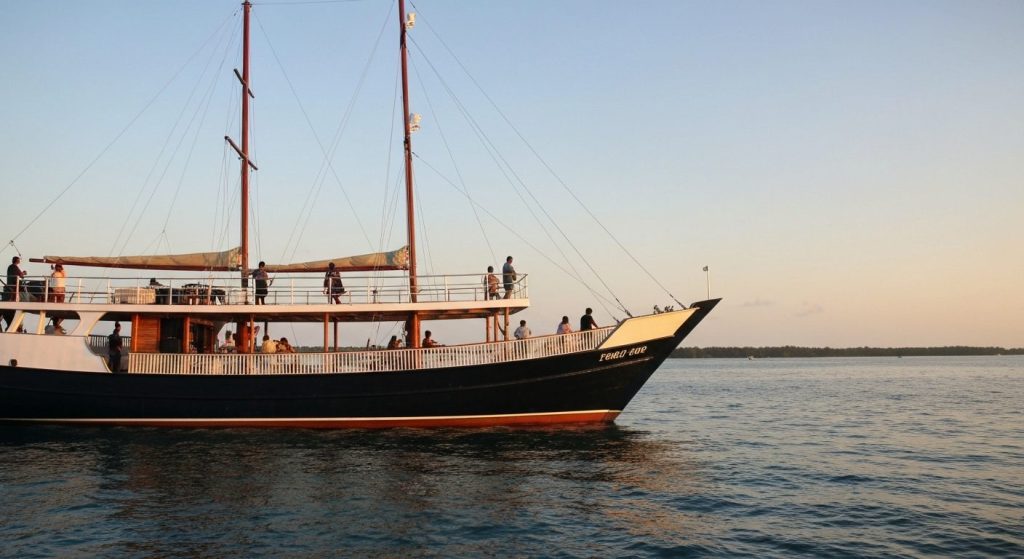 phinisi day cruise labuan bajo — Photorealistic editorial travel photograph relevant to: The exact-match authority for l