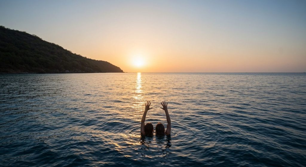komodo snorkeling diving spots guide — Photorealistic editorial travel photograph relevant to: The exact-match authority