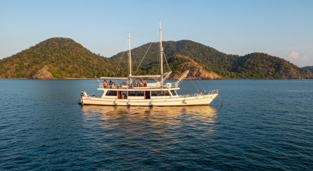 padar island phinisi itinerary — Photorealistic editorial travel photograph relevant to: The exact-match authority for l