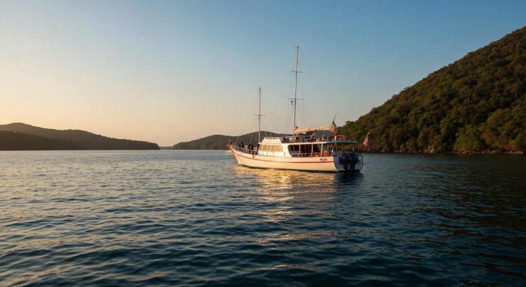 private phinisi charter komodo — Photorealistic editorial travel photograph relevant to: The exact-match authority for l